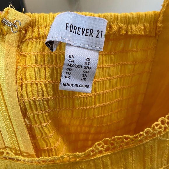 Yellow summer dress - Picture 3 of 4